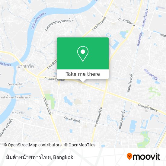 ส้มตำหน้าทหารไทย map