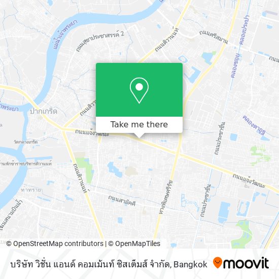 บริษัท วิชั่น แอนด์ คอมเม้นท์ ซิสเต็มส์ จํากัด map