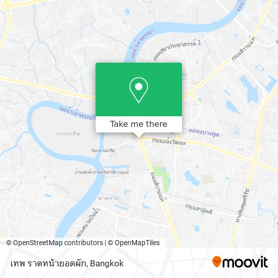 เทพ ราดหน้ายอดผัก map