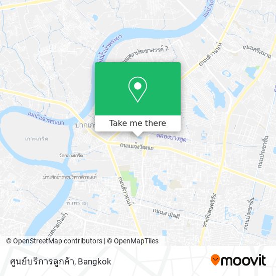 ศูนย์บริการลูกค้า map