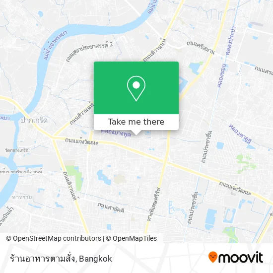 ร้านอาหารตามสั่ง map