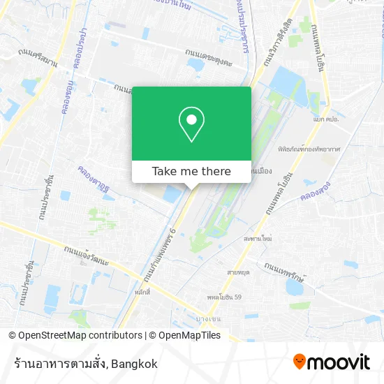 ร้านอาหารตามสั่ง map