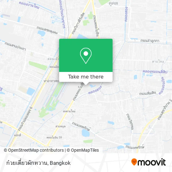 ก๋วยเตี๋ยวผักหวาน map
