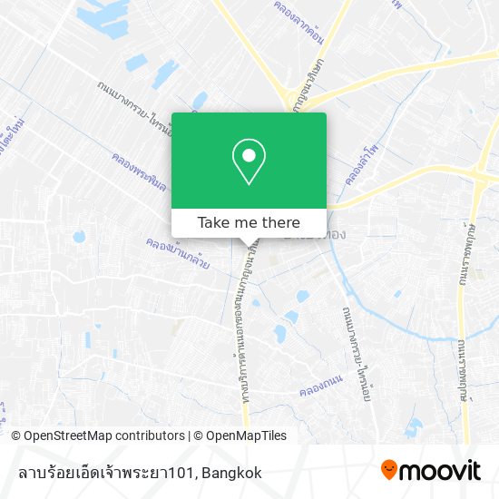 ลาบร้อยเอ็ดเจ้าพระยา101 map