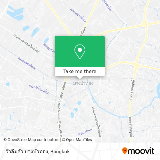 วัวลืมตัว บางบัวทอง map