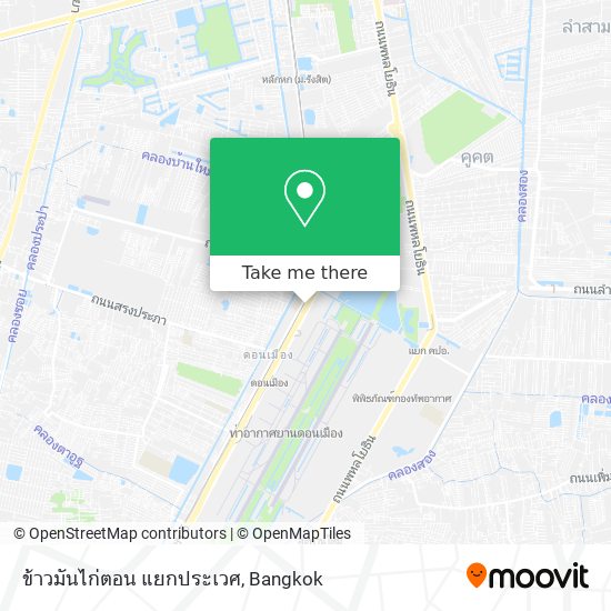 ข้าวมันไก่ตอน แยกประเวศ map