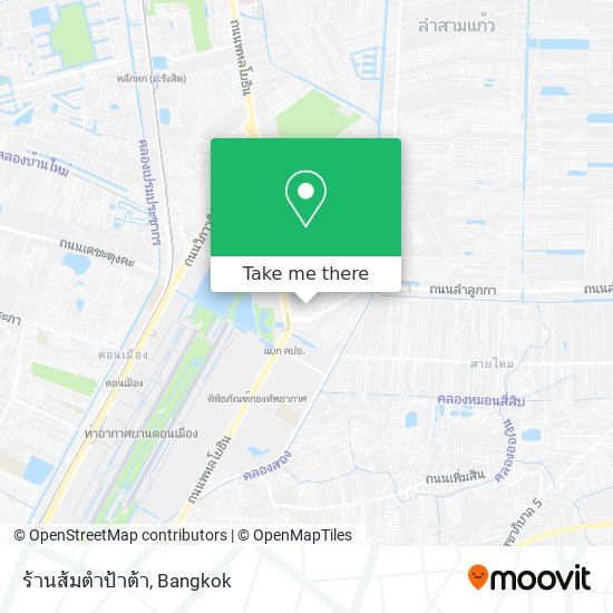 ร้านส้มตำป้าต้า map