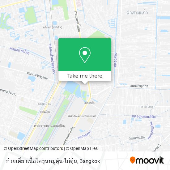 ก๋วยเตี๋ยวเนื้อโคขุนหมูตุ๋น-ไก่ตุ๋น map