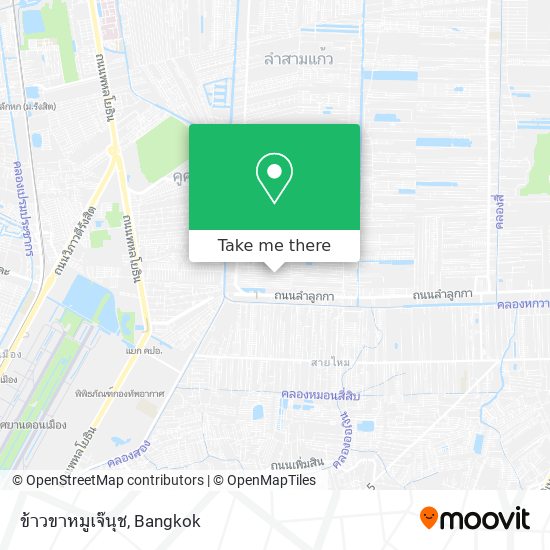 ข้าวขาหมูเจ๊นุช map