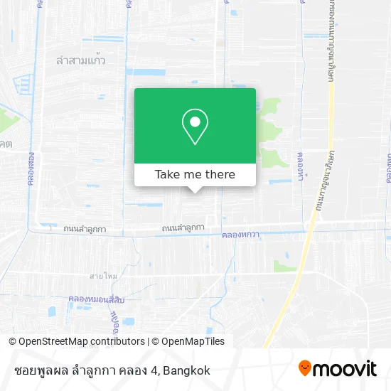 ซอยพูลผล ลำลูกกา คลอง 4 map