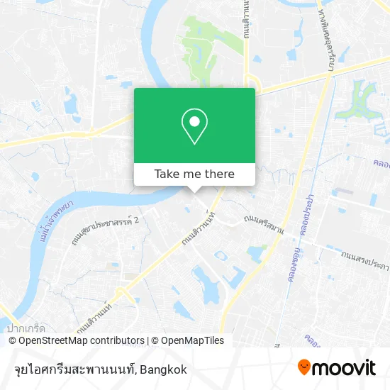 จุยไอศกรีมสะพานนนท์ map