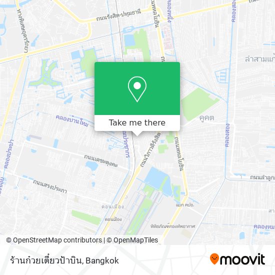 ร้านก๋วยเตี๋ยวป้าบิน map