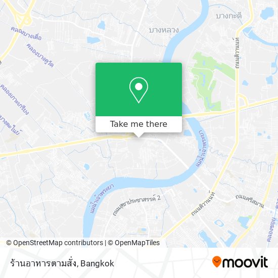 ร้านอาหารตามสั่ง map