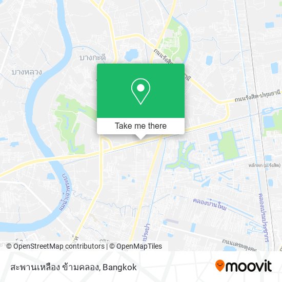 สะพานเหลือง ข้ามคลอง map