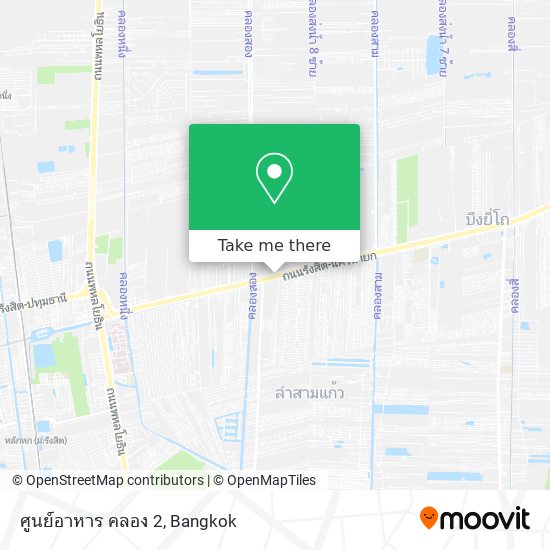 ศูนย์อาหาร คลอง 2 map