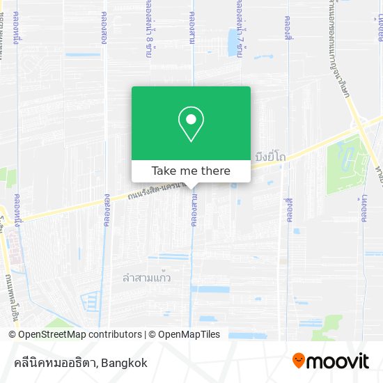 คลีนิคหมออธิตา map