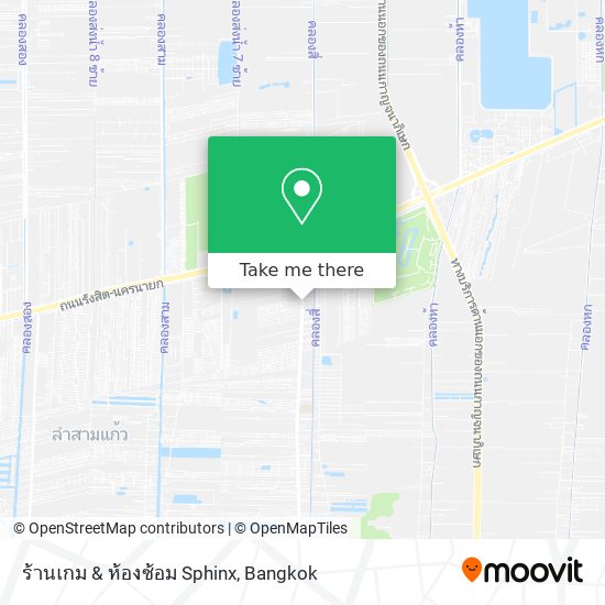 ร้านเกม & ห้องซ้อม Sphinx map