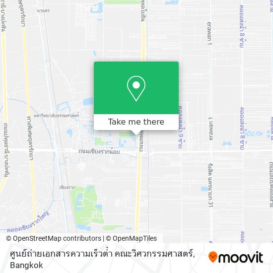 ศูนย์ถ่ายเอกสารความเร็วต่ํา คณะวิศวกรรมศาสตร์ map