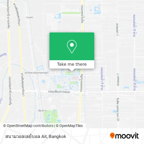 สนามวอลเลย์บอล Ait map