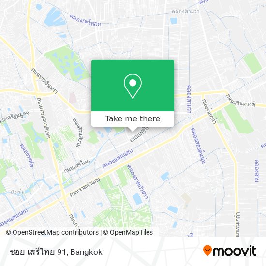 ซอย เสรีไทย 91 map