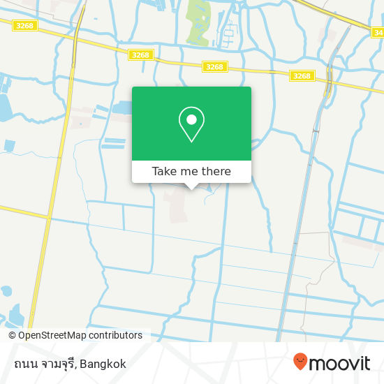 ถนน จามจุรี map