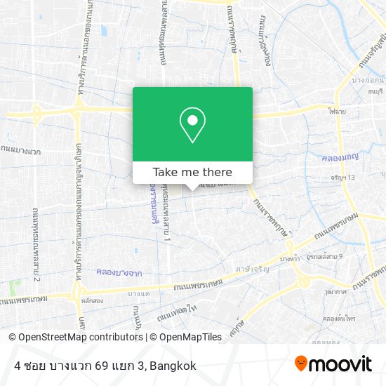 4 ซอย บางแวก 69 แยก 3 map