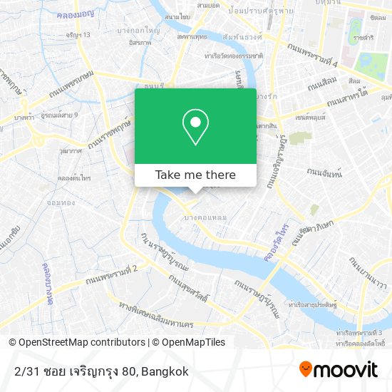2/31 ซอย เจริญกรุง 80 map