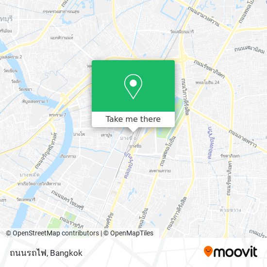 ถนนรถไฟ map