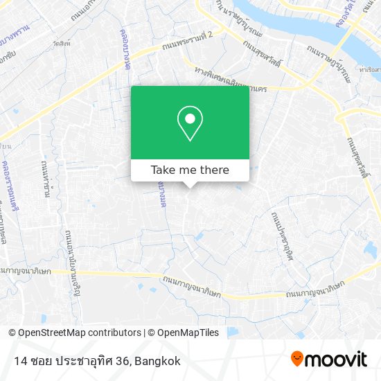 14 ซอย ประชาอุทิศ 36 map