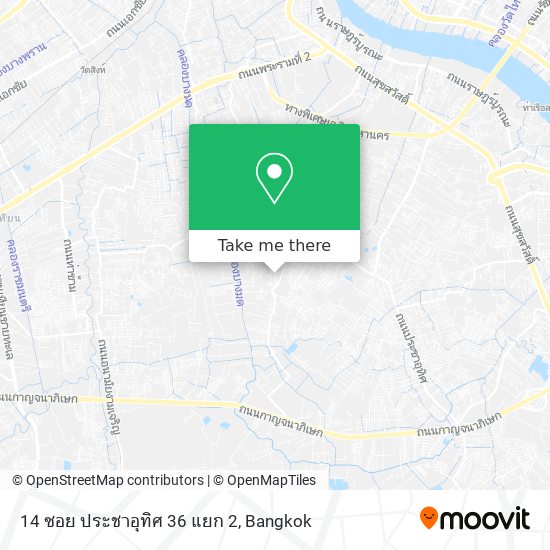 14 ซอย ประชาอุทิศ 36 แยก 2 map