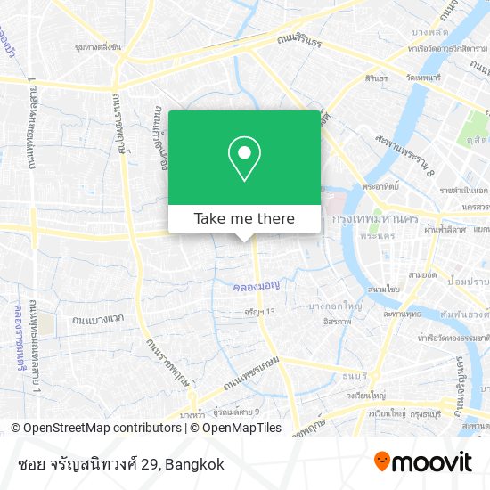 ซอย จรัญสนิทวงศ์ 29 map