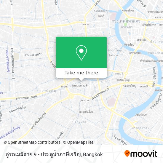 อู่รถเมล์สาย 9 - ประตูน้ำภาษีเจริญ map