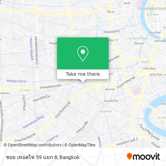 ซอย เทอดไท 59 แยก 8 map