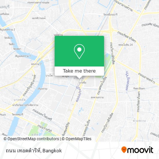 ถนน เทอดดำริห์ map