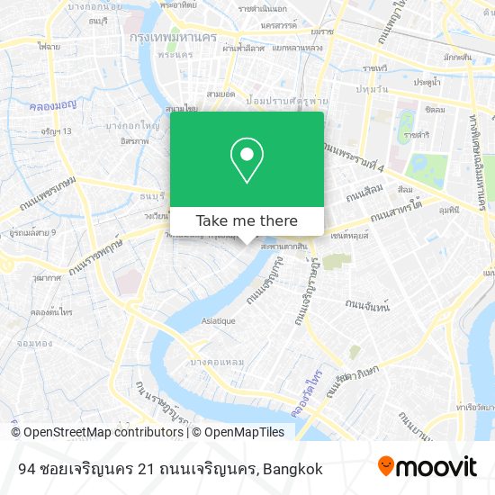 94 ซอยเจริญนคร 21 ถนนเจริญนคร map
