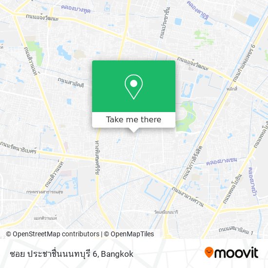 ซอย ประชาชื่นนนทบุรี 6 map