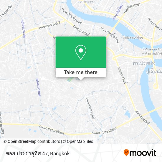 ซอย ประชาอุทิศ 47 map