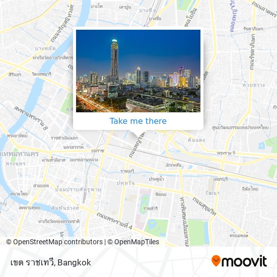 เขต ราชเทวี map