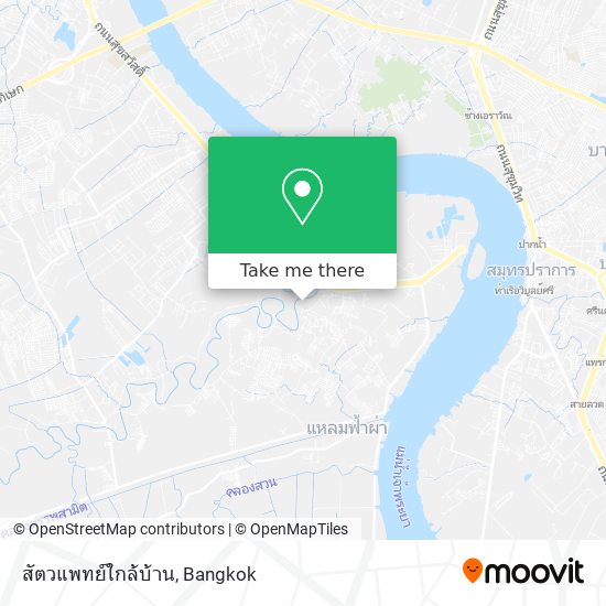 สัตวแพทย์ใกล้บ้าน map