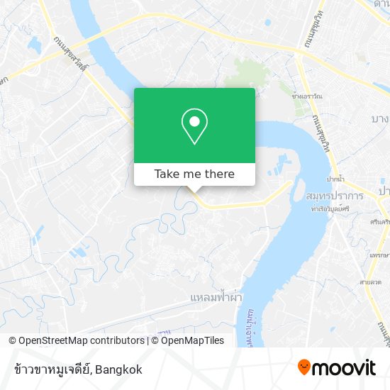 ข้าวขาหมูเจดีย์ map