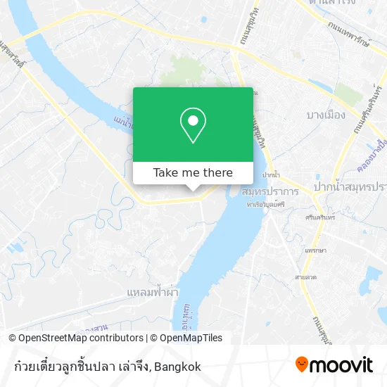ก๋วยเตี๋ยวลูกชิ้นปลา เล่าจึง map