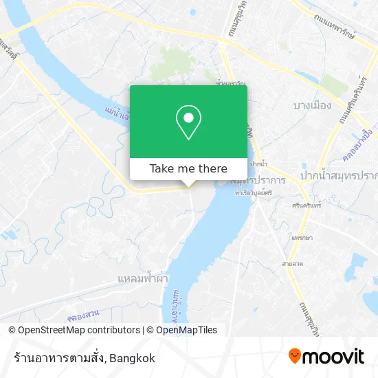 ร้านอาหารตามสั่ง map
