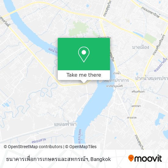 ธนาคารเพื่อการเกษตรและสหกรณ์ฯ map