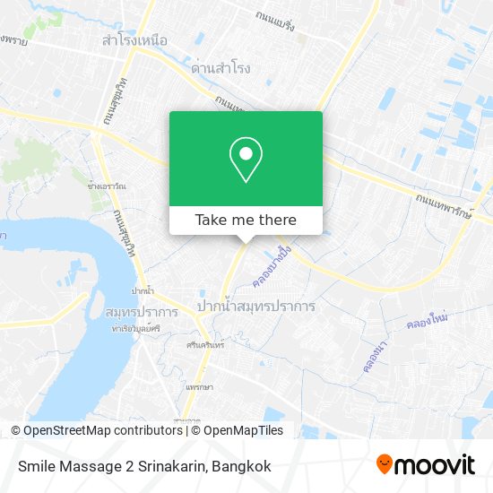 Smile Massage 2 Srinakarin map