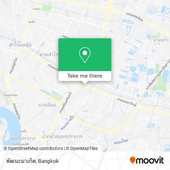 พัฒนะมาเก็ต map