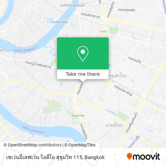 เซเว่นอีเลฟเว่น-ไอดีโอ สุขุมวิท 115 map