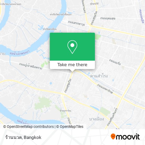 ร้านนวด map