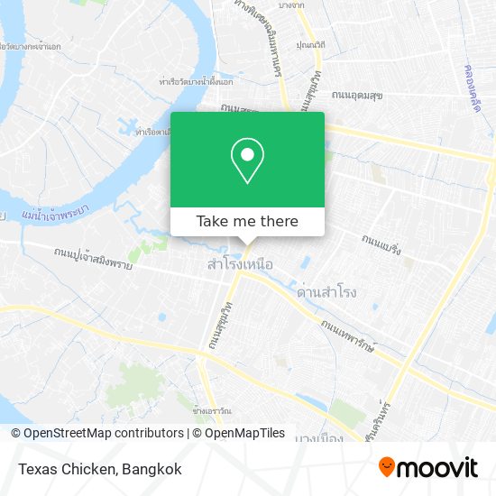 Texas Chicken map