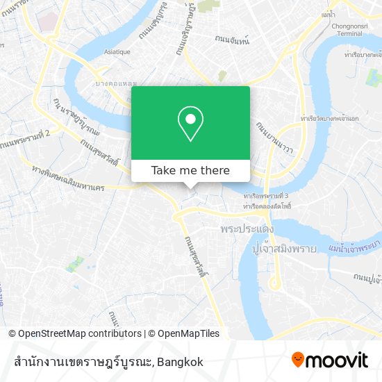 สำนักงานเขตราษฎร์บูรณะ map