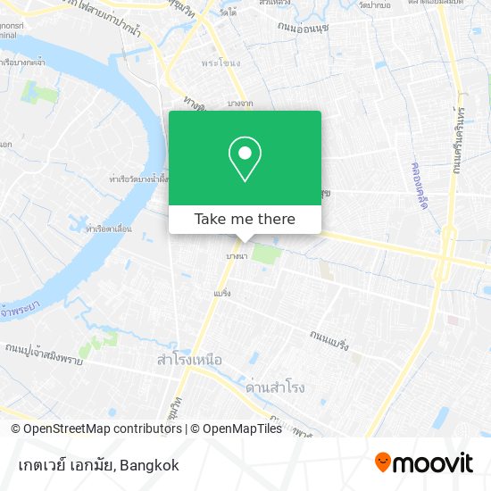 เกตเวย์ เอกมัย map